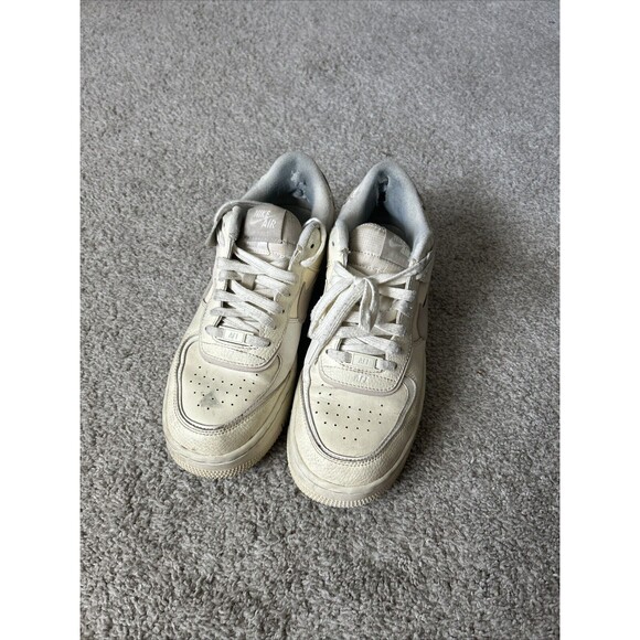 Nike Air Force 1 Shadow Cream Off‎ White EUC Womens Size 10 - Picture 2 of 8